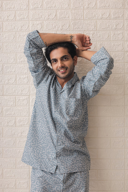 The Fun Couple PJ Set- Male thehouseofcomfort