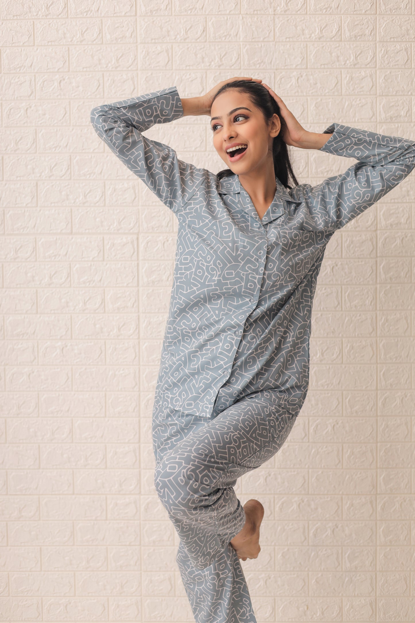 The Fun Couple PJ Set- Female thehouseofcomfort