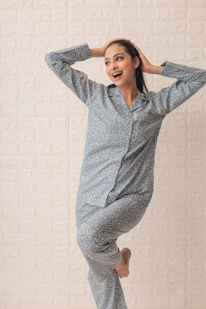 The Fun Couple PJ Set- Female thehouseofcomfort