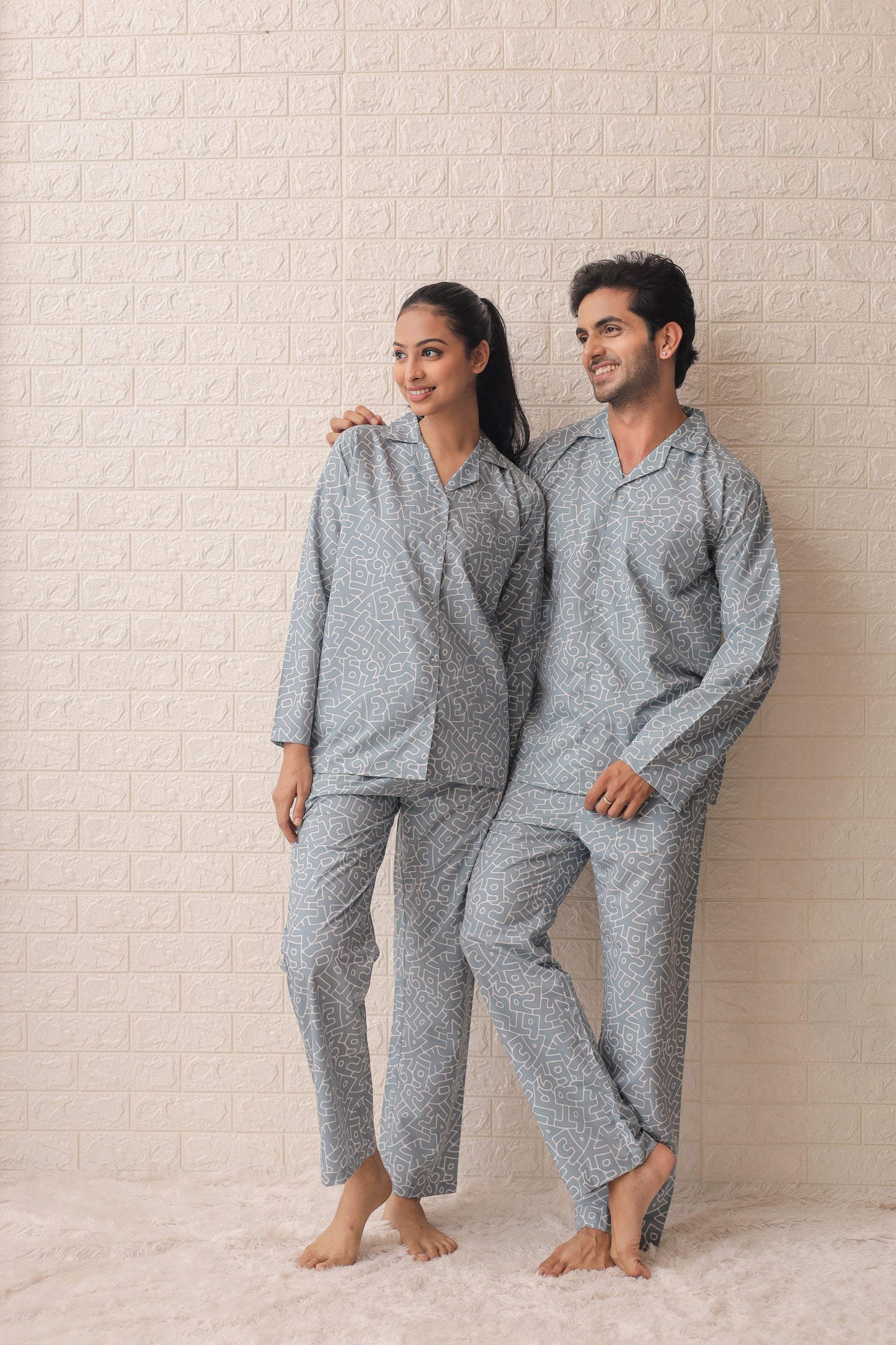 The Fun Couple PJ Set- Female thehouseofcomfort