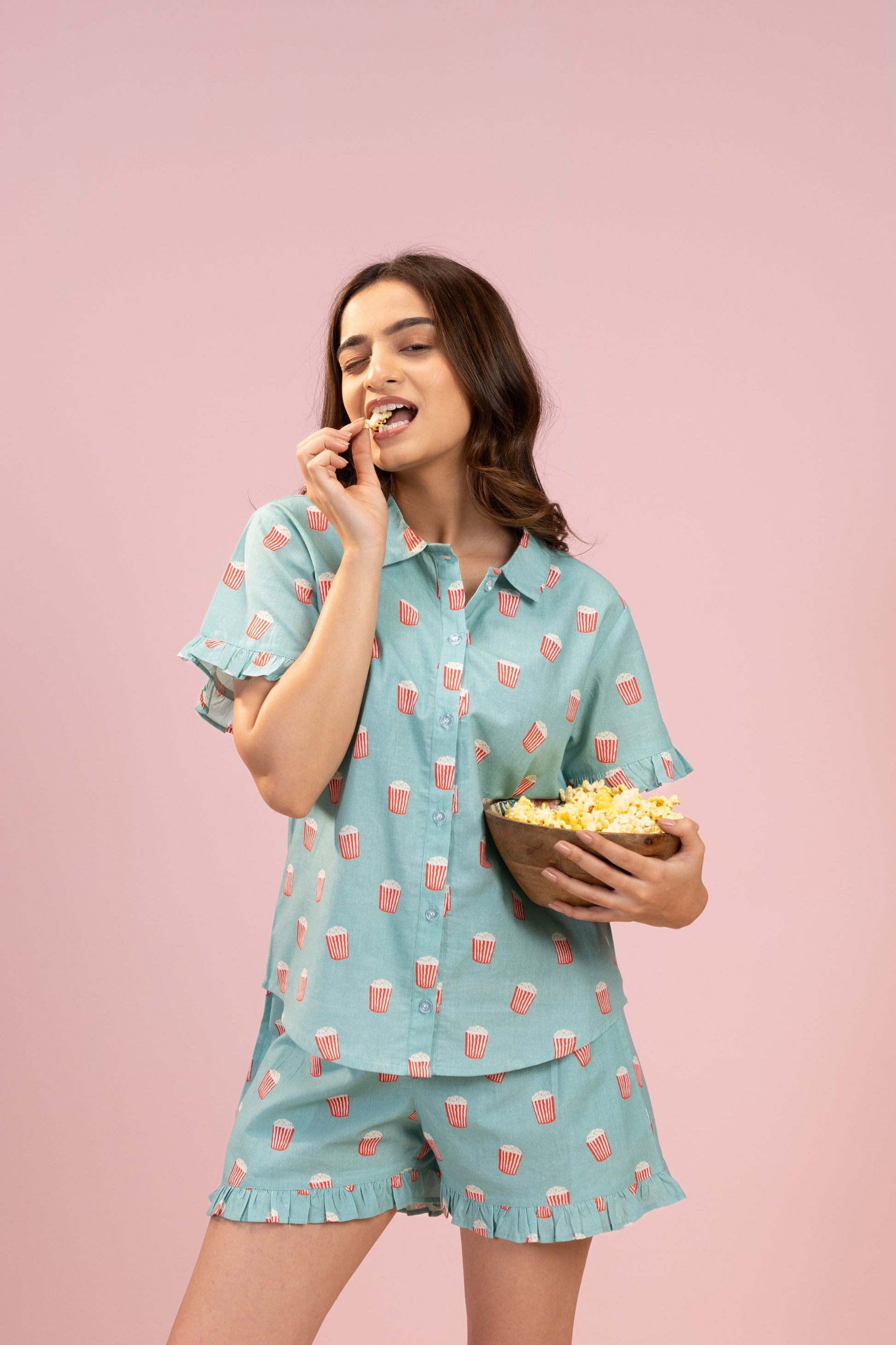 Chill & Pop Shorts Set House of Comfort