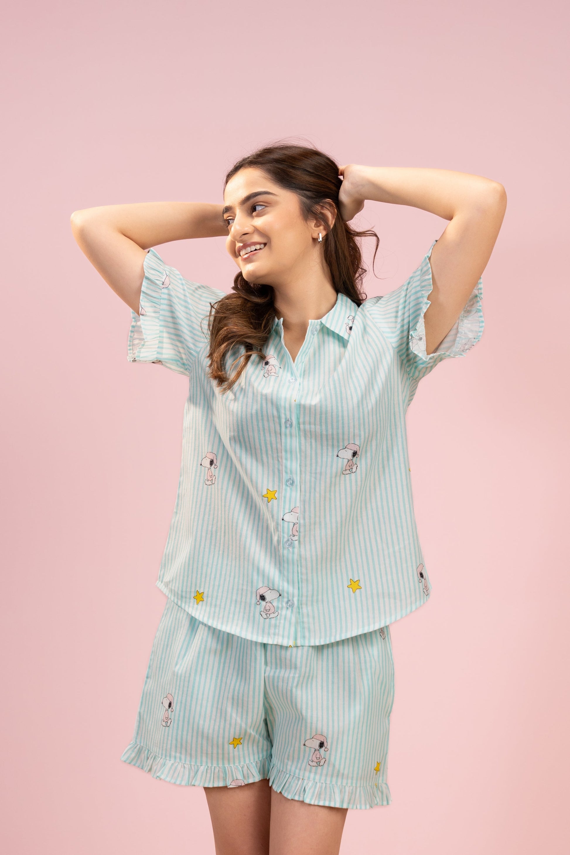 Snoopy Chill Shorts Set House of Comfort