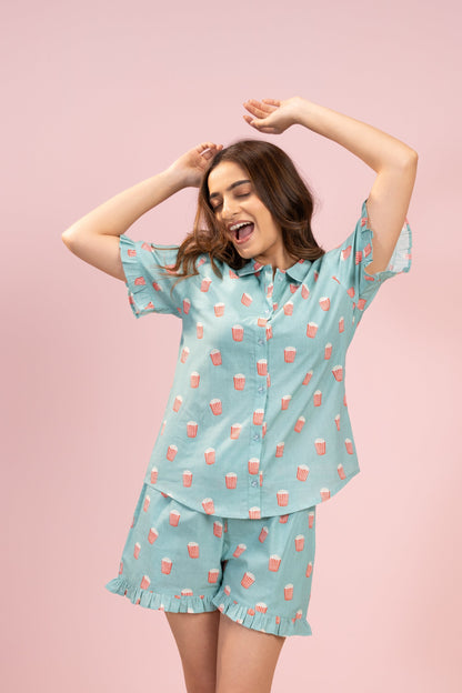 Chill & Pop Shorts Set House of Comfort
