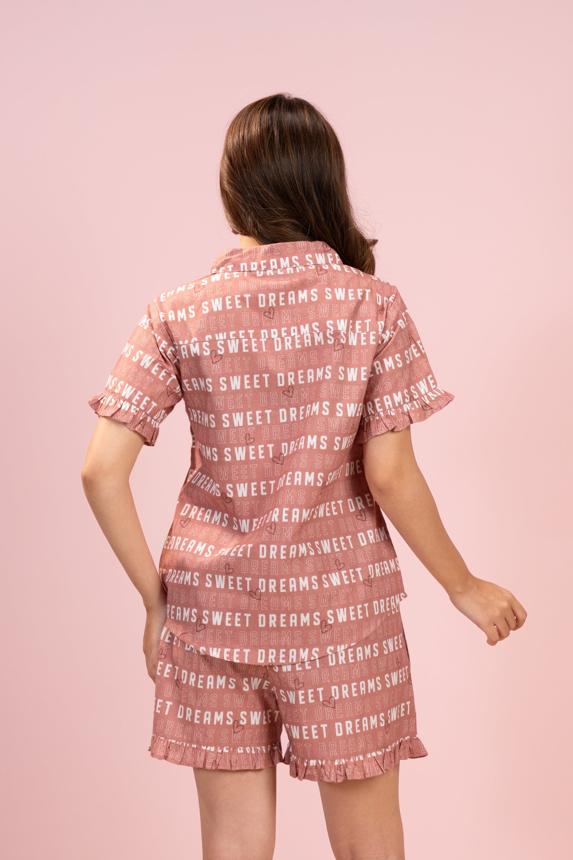 Sleepy Letters Shorts Set House of Comfort