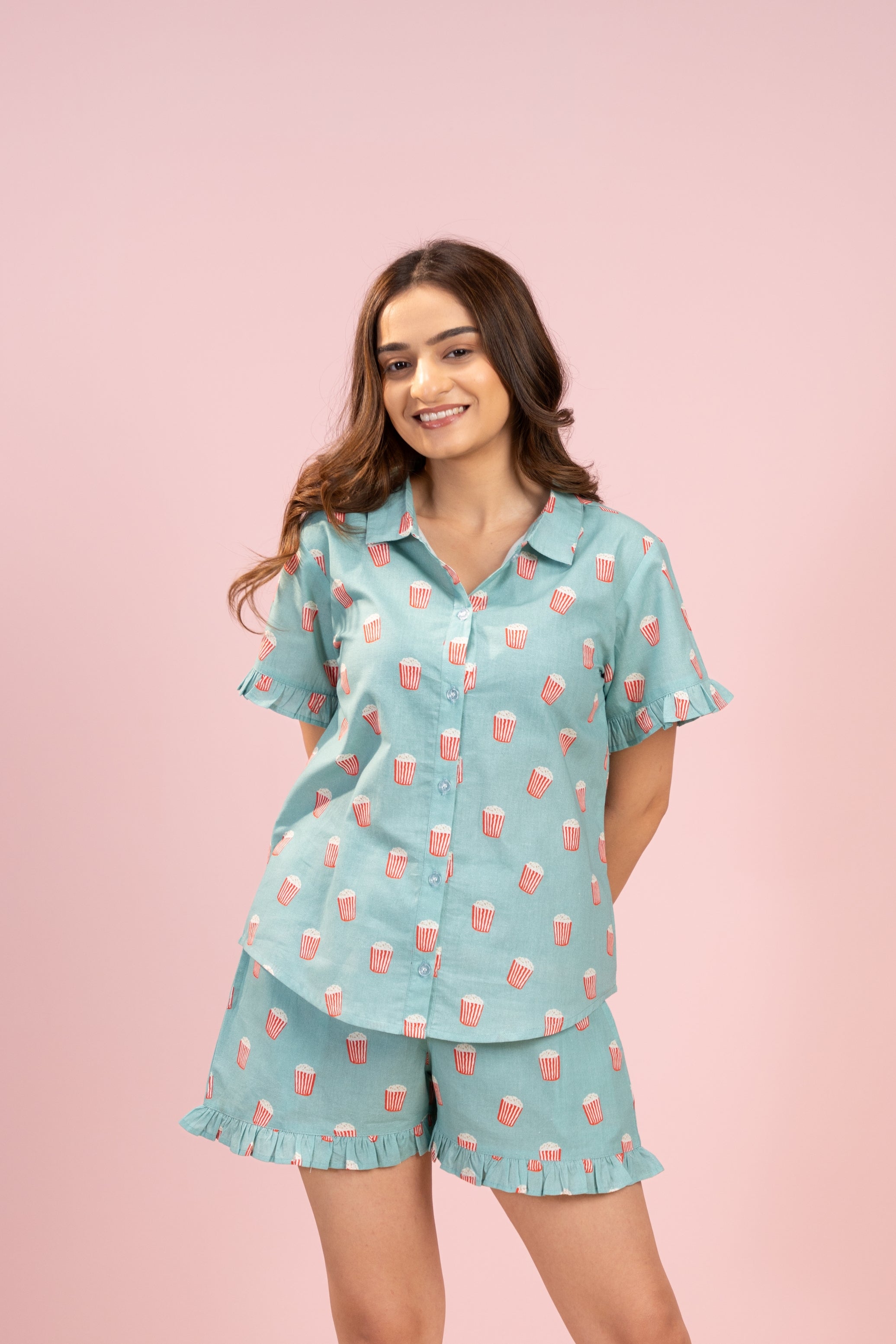 Chill & Pop Shorts Set House of Comfort