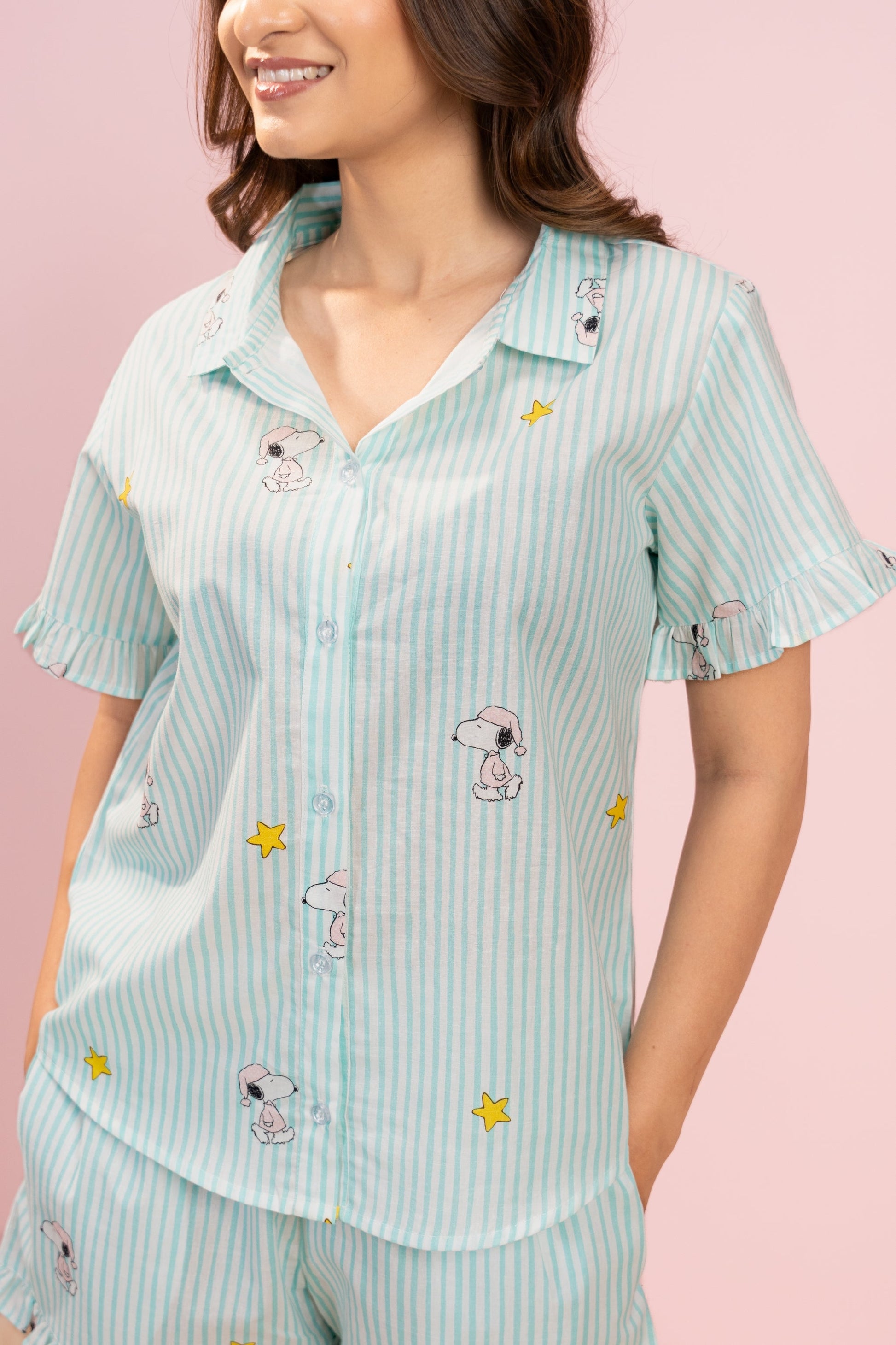 Snoopy Chill Shorts Set House of Comfort