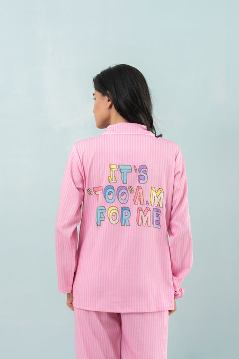 Its TOO AM For Me PJ Set House of Comfort