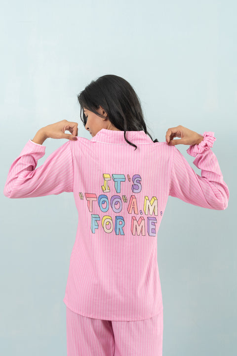 Its TOO AM For Me PJ Set House of Comfort