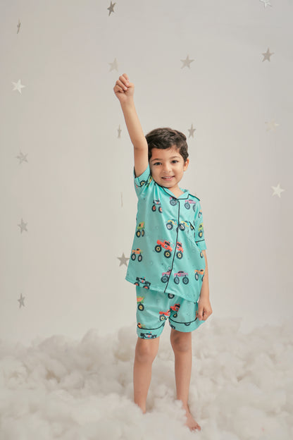 Wheels & Trucks Shorts Set thehouseofcomfort
