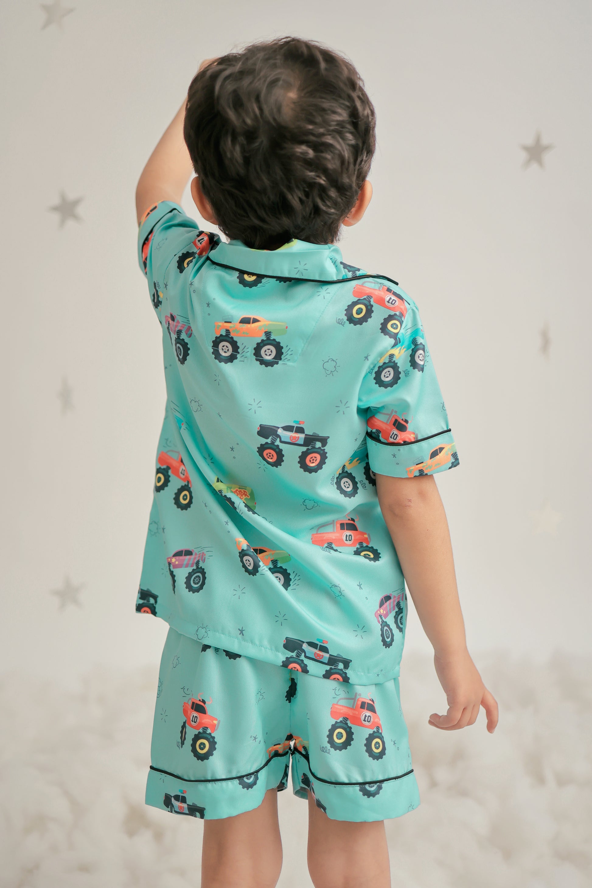 Wheels & Trucks Shorts Set thehouseofcomfort