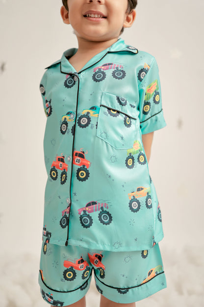 Wheels & Trucks Shorts Set thehouseofcomfort