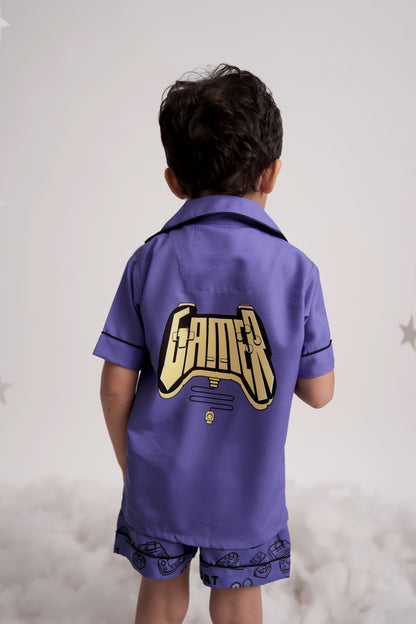 Lil Gamer Shorts Set thehouseofcomfort