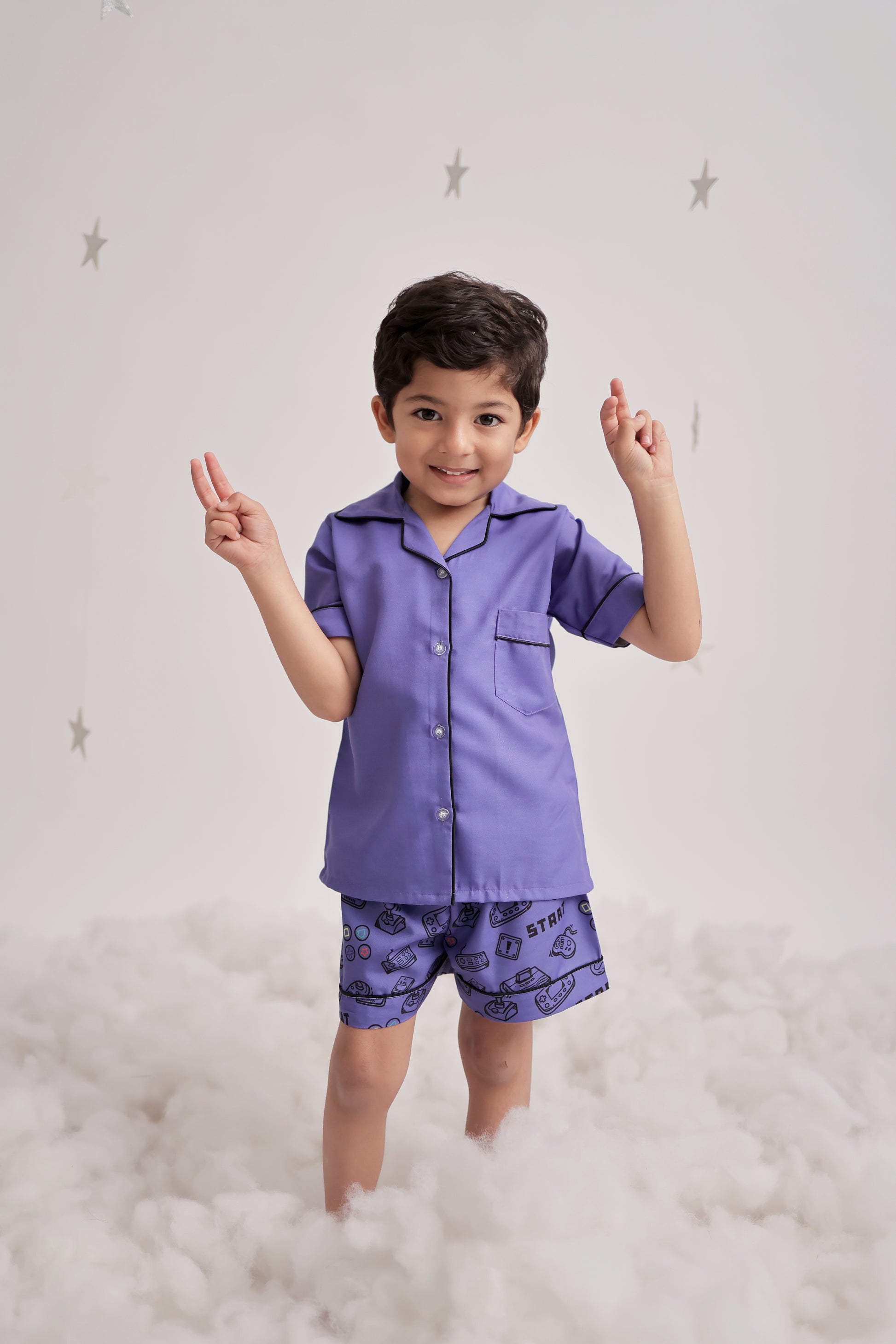 Lil Gamer Shorts Set thehouseofcomfort