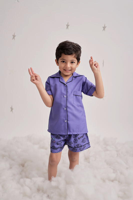 Lil Gamer Shorts Set thehouseofcomfort