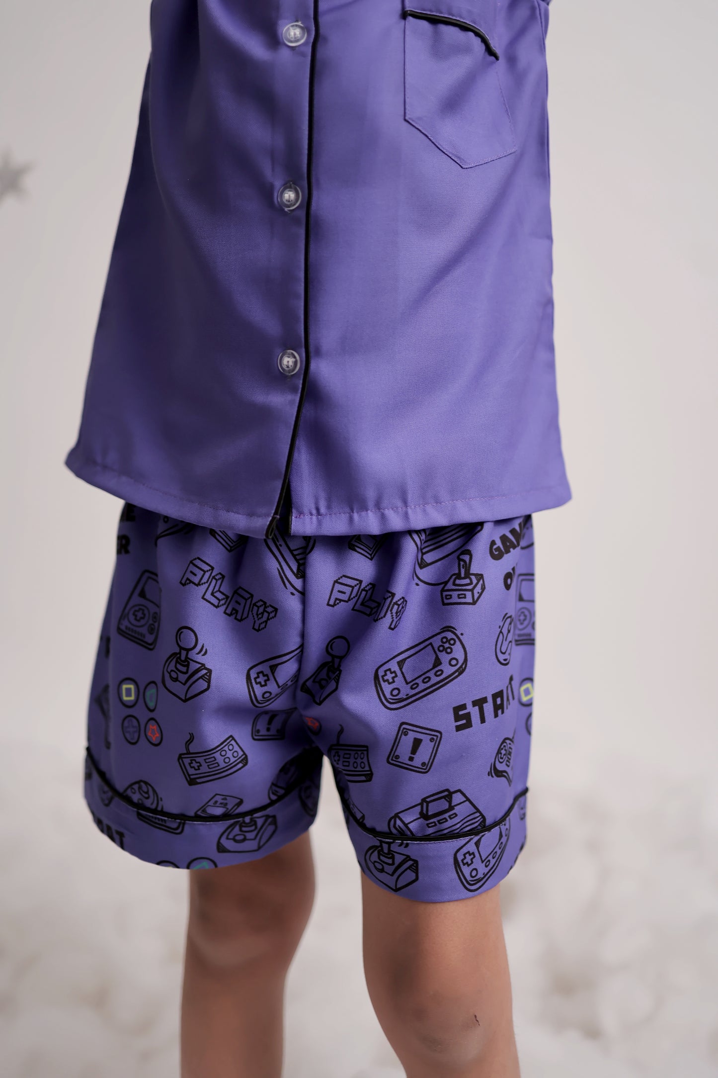 Lil Gamer Shorts Set thehouseofcomfort