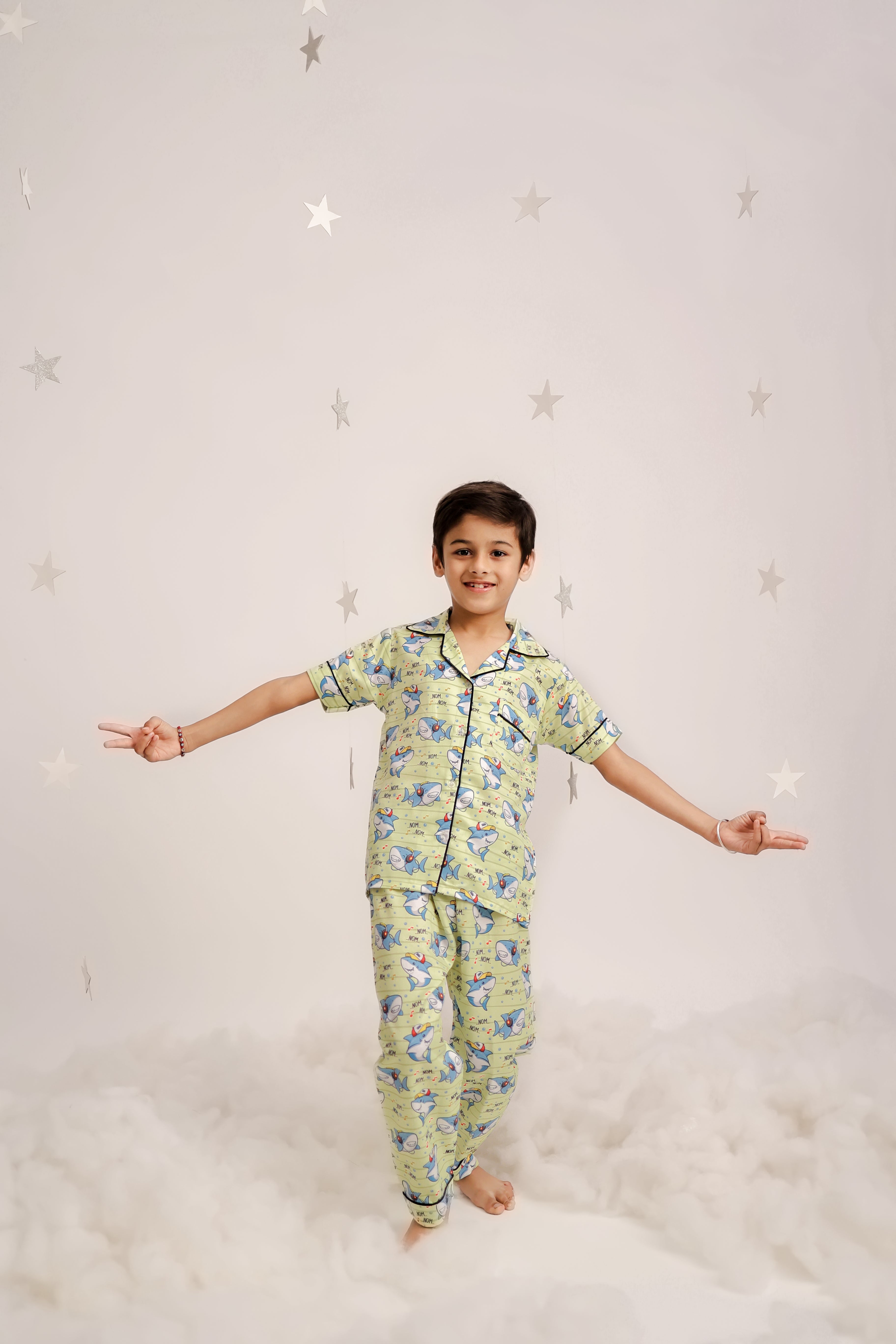 World of Whales PJ Set thehouseofcomfort