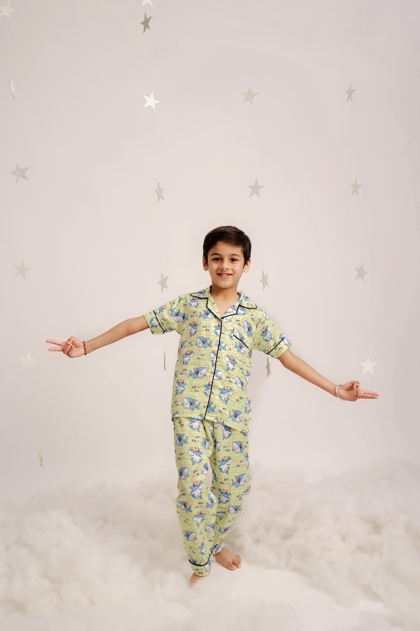 World of Whales PJ Set thehouseofcomfort