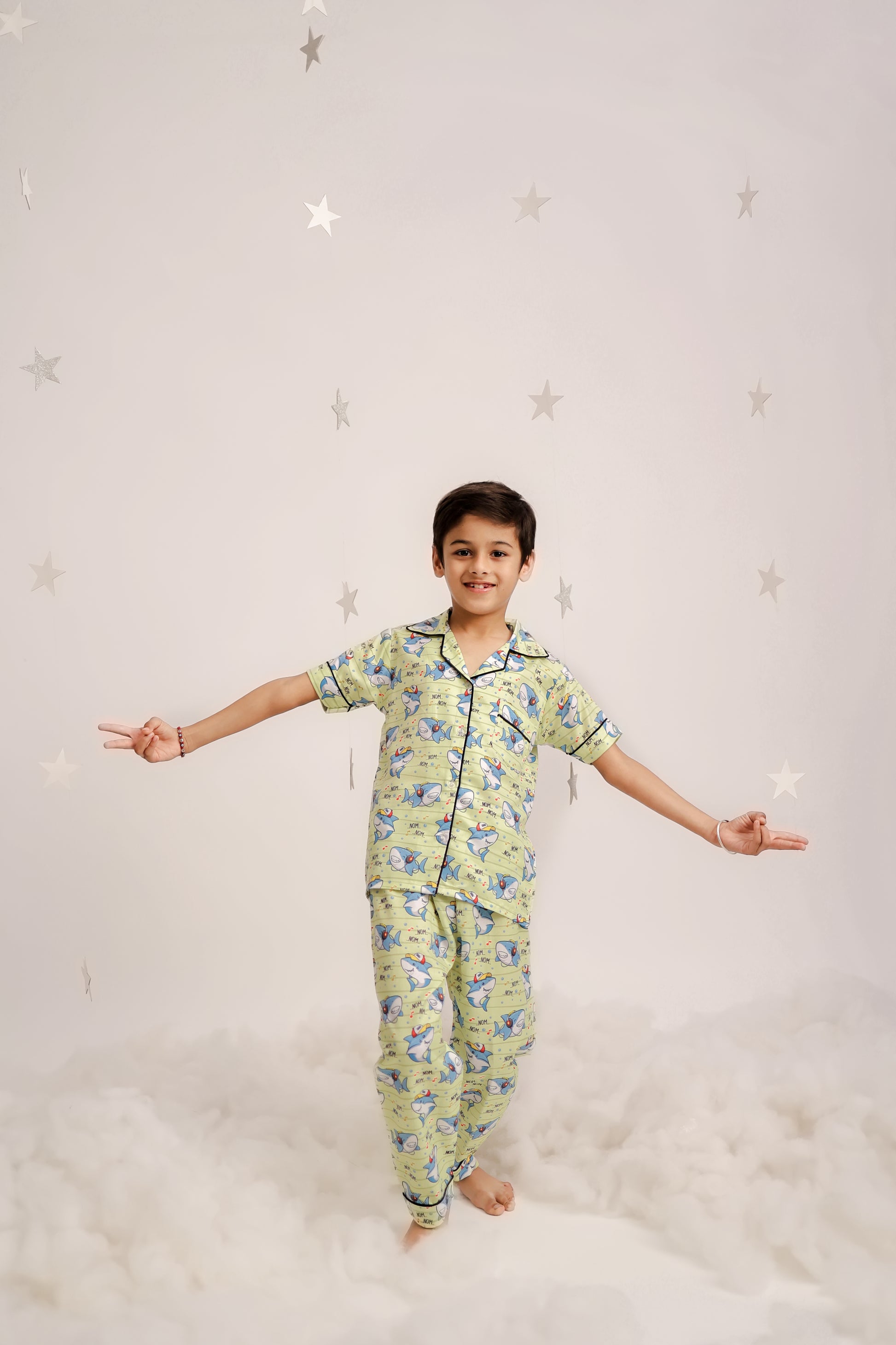 World of Whales PJ Set thehouseofcomfort