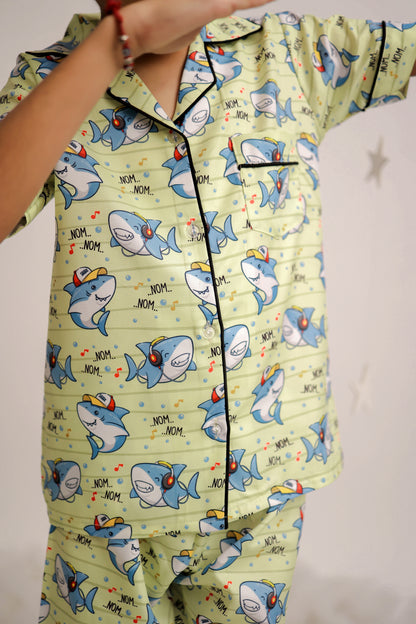 World of Whales PJ Set thehouseofcomfort