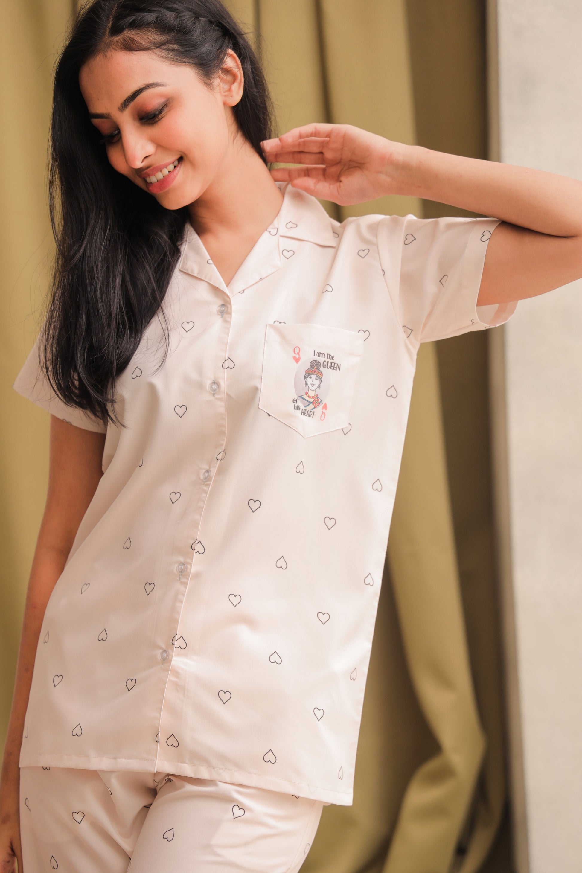 Queen of Heart PJ Set thehouseofcomfort