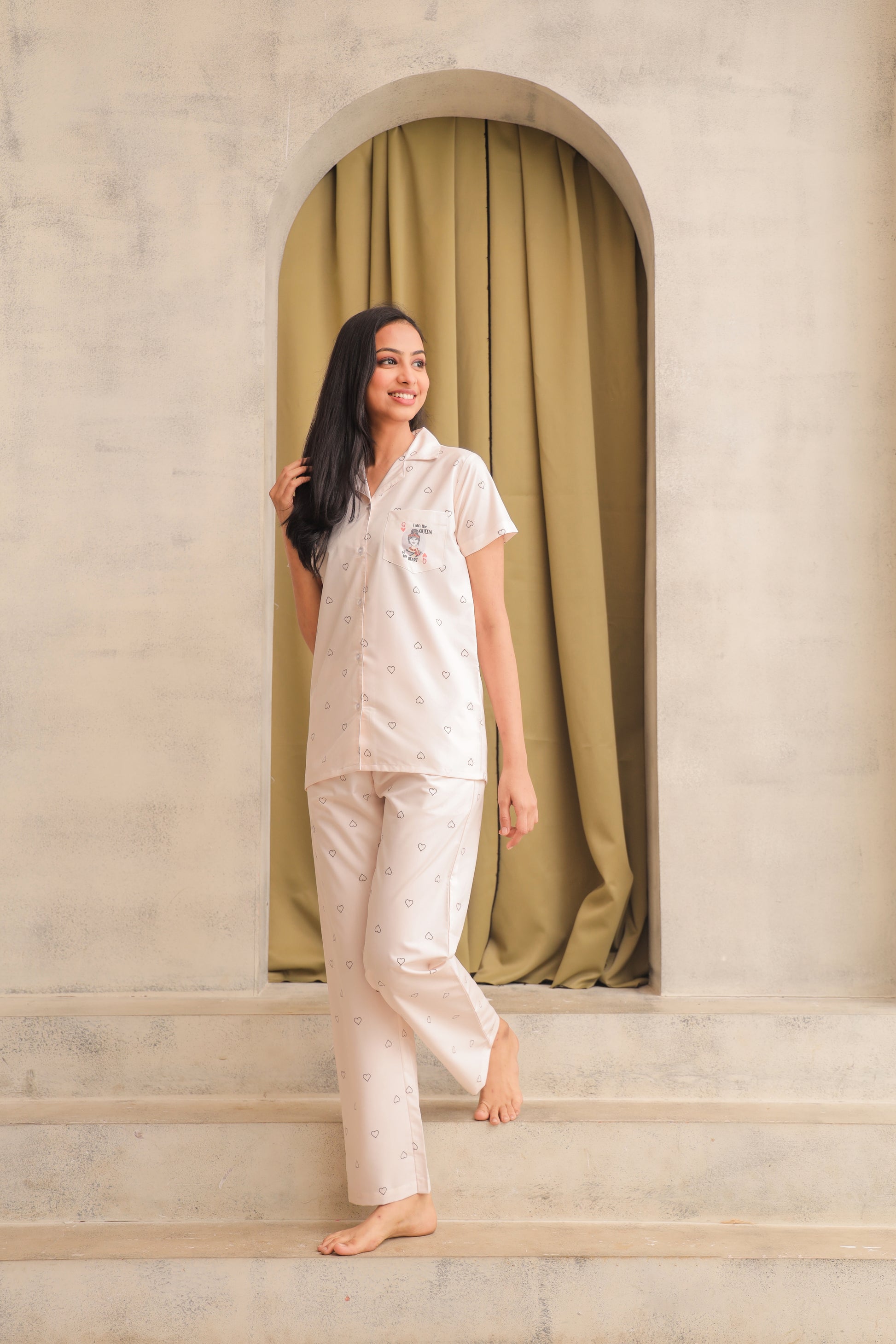 Queen of Heart PJ Set thehouseofcomfort