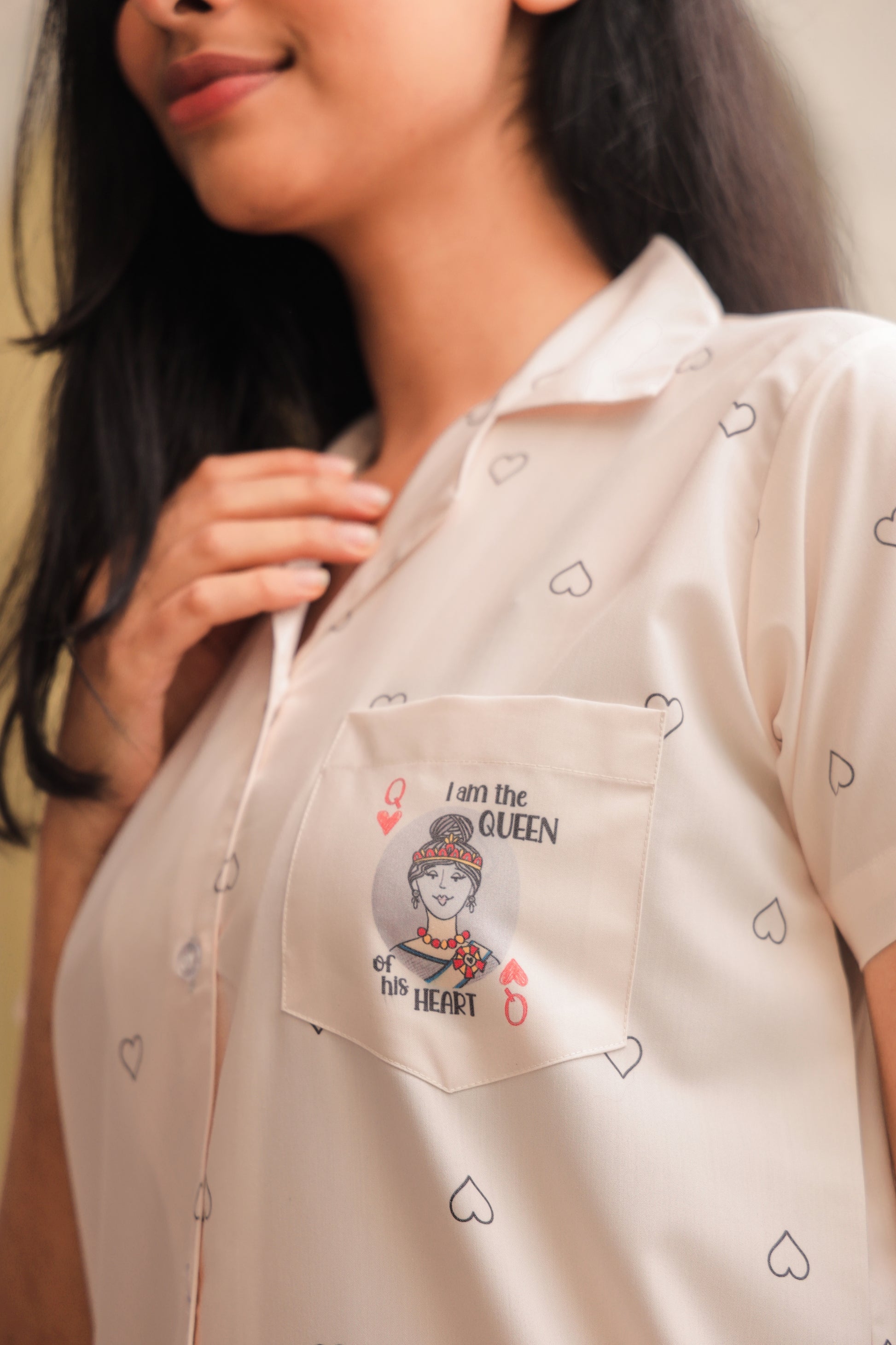 Queen of Heart PJ Set thehouseofcomfort