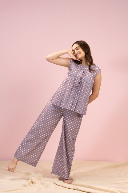 Lilac Floral PJ Set House of Comfort