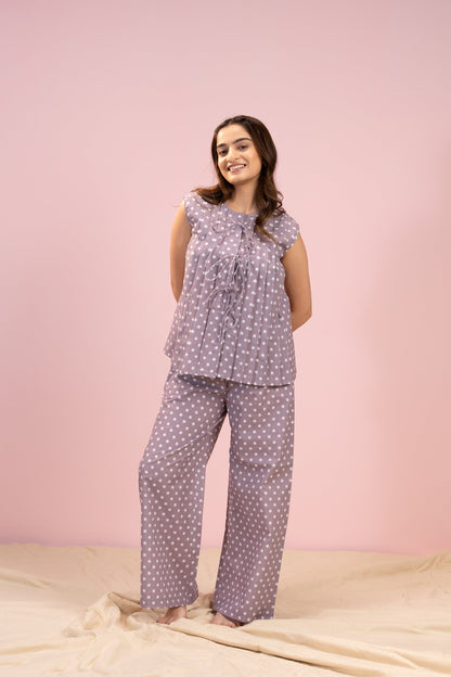 Lilac Floral PJ Set House of Comfort