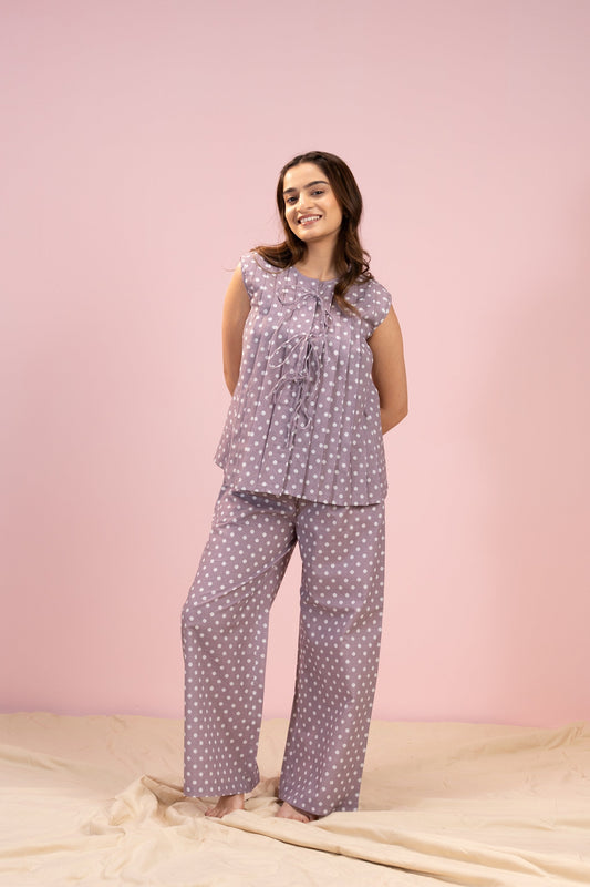 Lilac Floral PJ Set House of Comfort