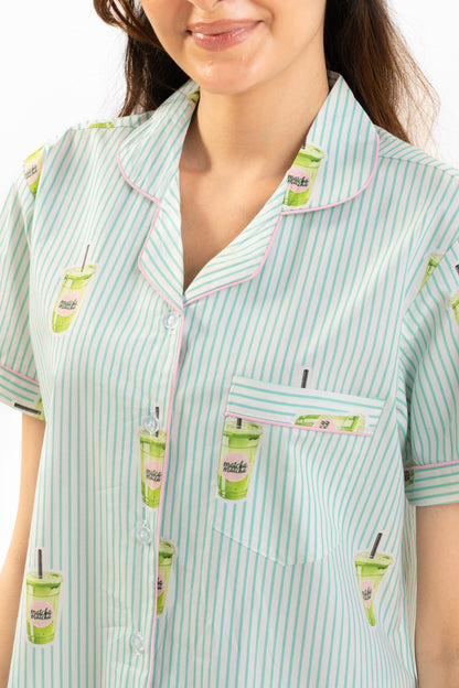 Matcha Love PJ Set House of Comfort