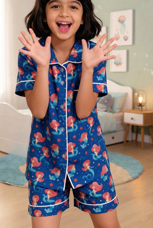 Mystical Mermaid Shorts Set House of Comfort