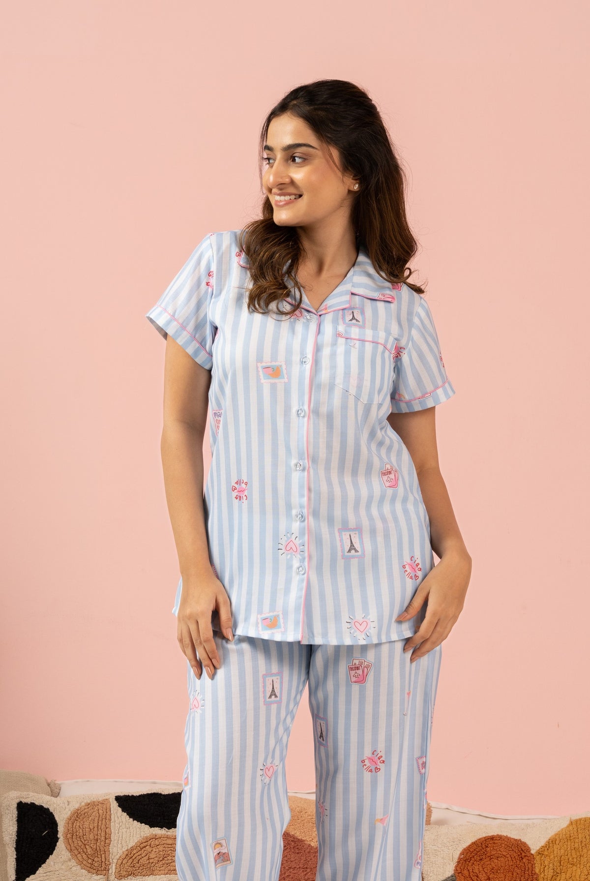 Midnight in Paris PJ Set