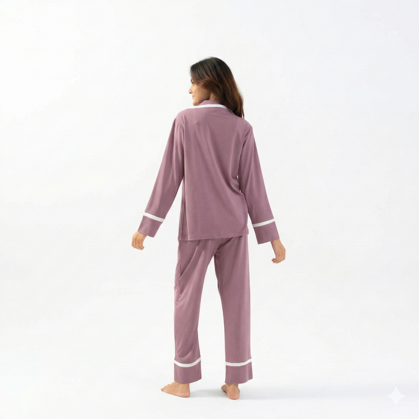 Soft Mauve Lycra PJ Set