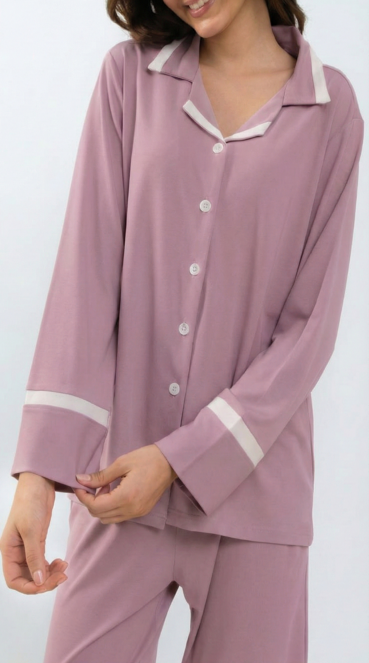 Soft Mauve Lycra PJ Set