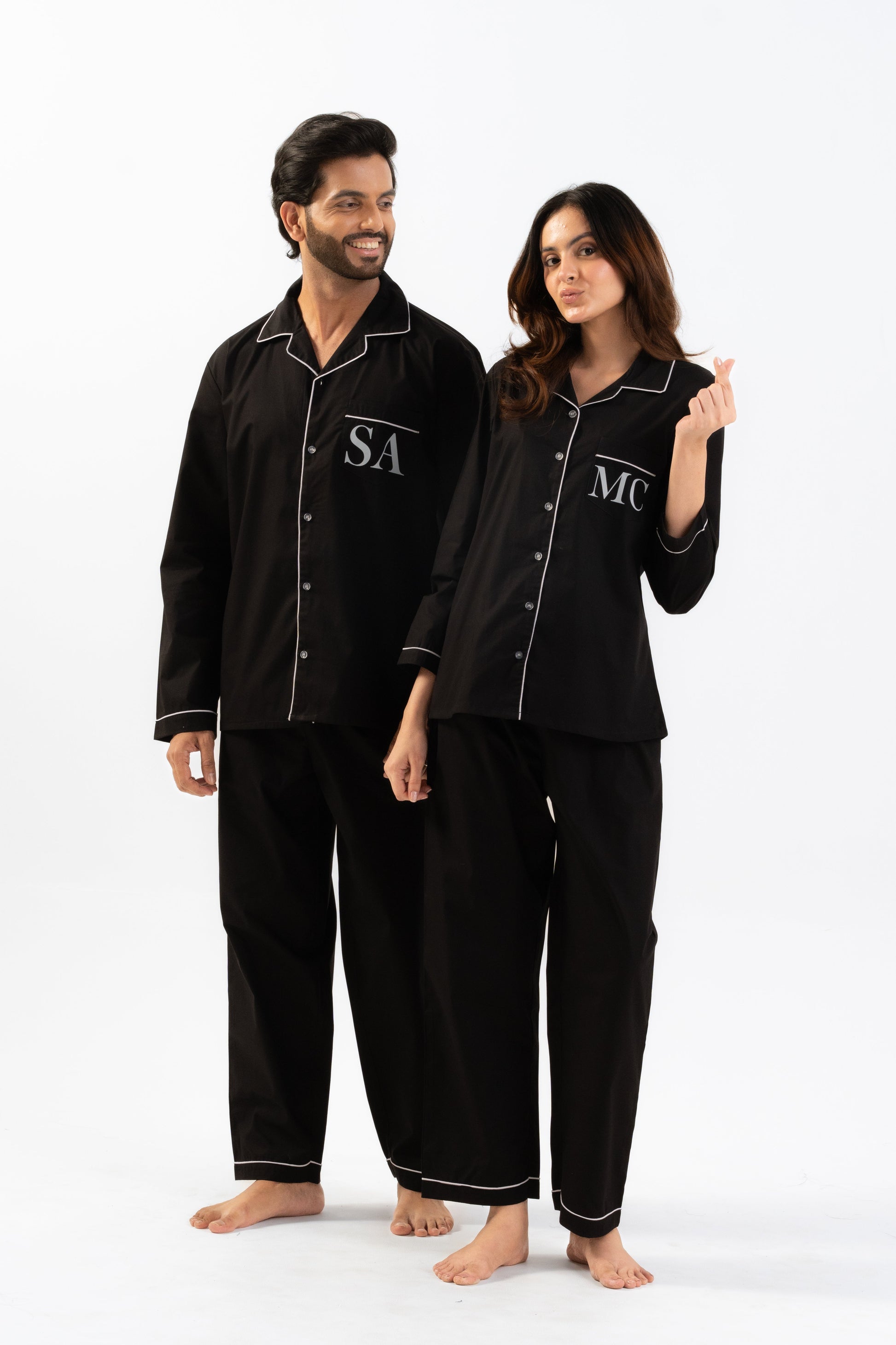 Personalised Name & Initials PJ Set - Female House of Comfort