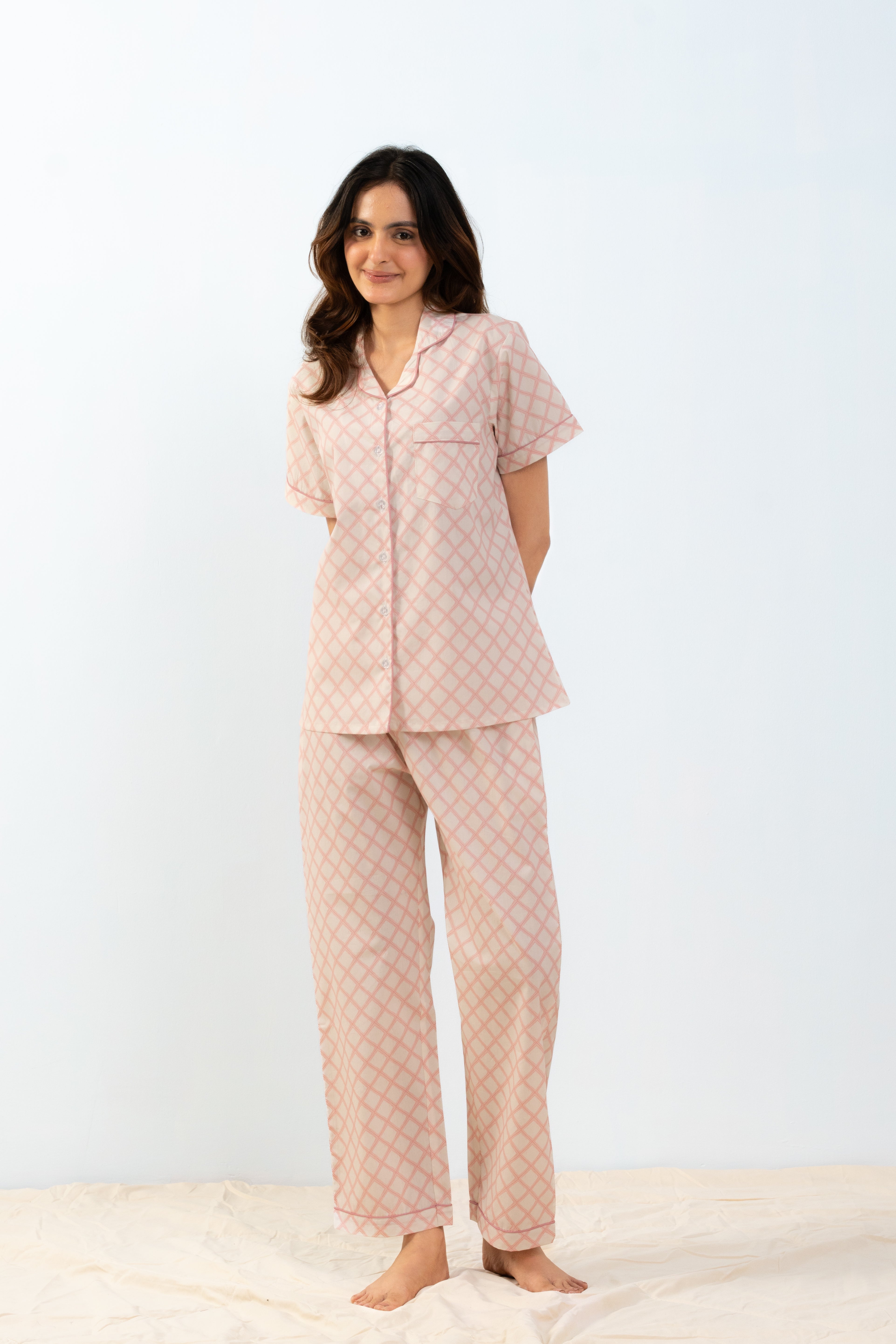 Pink Glow PJ Set House of Comfort