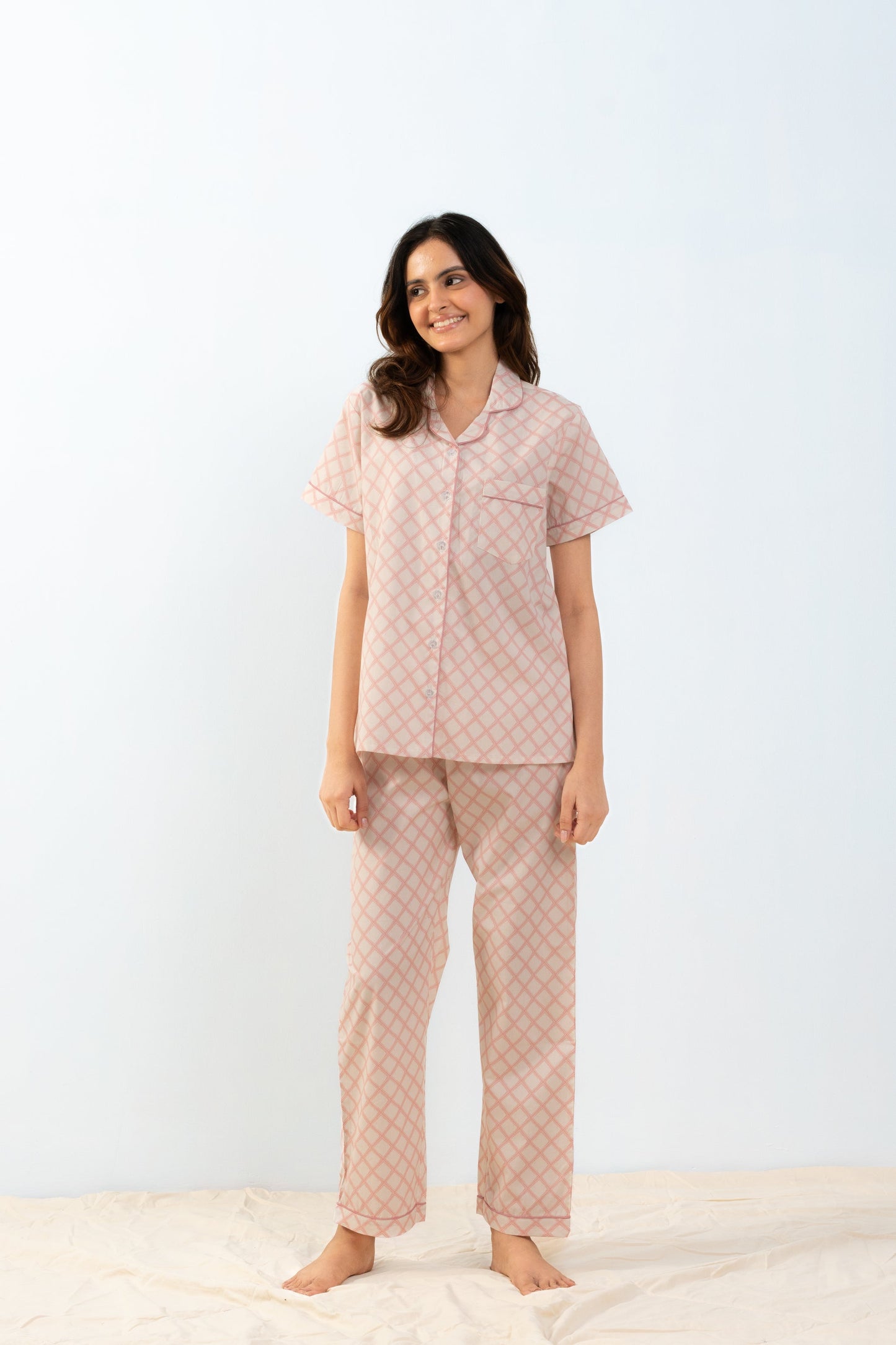 Pink Glow PJ Set House of Comfort