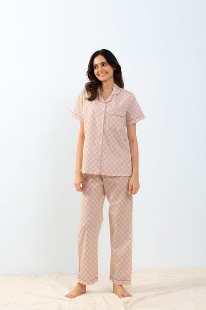 Pink Glow PJ Set House of Comfort