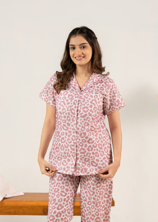 Pink Panther Braless PJ Set House of Comfort