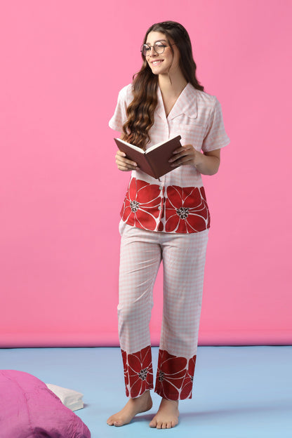 Red Radiance PJ Set House of Comfort