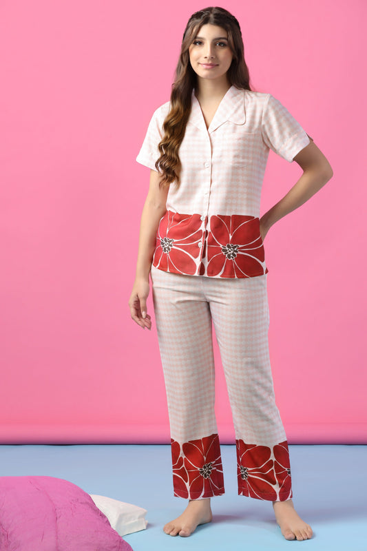 Red Radiance PJ Set House of Comfort