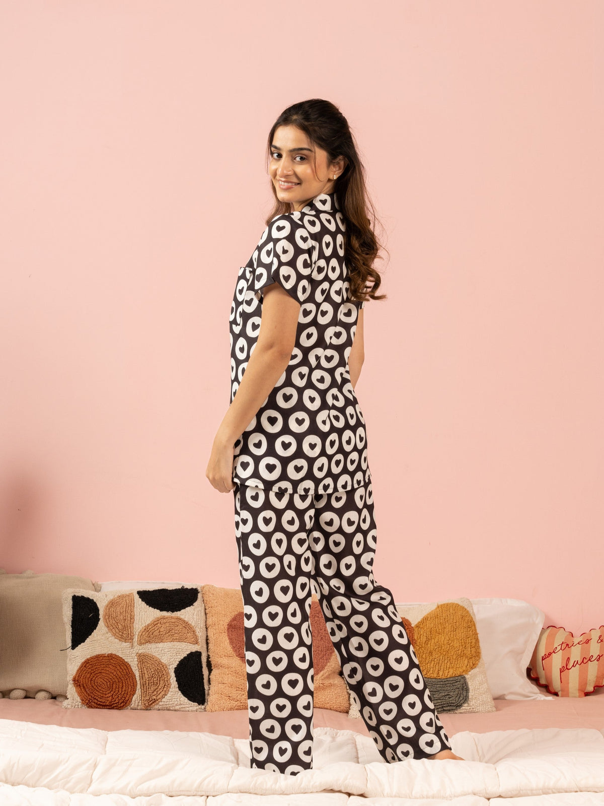 Retro Romance Braless PJ Set House of Comfort