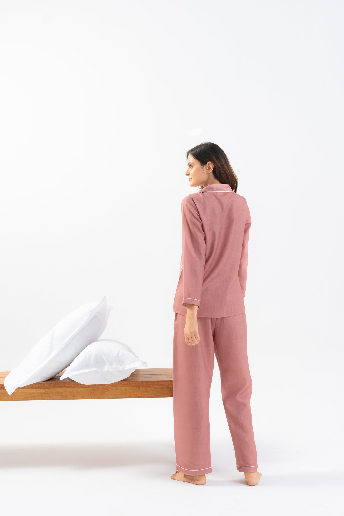 Side Floral PJ Set thehouseofcomfort