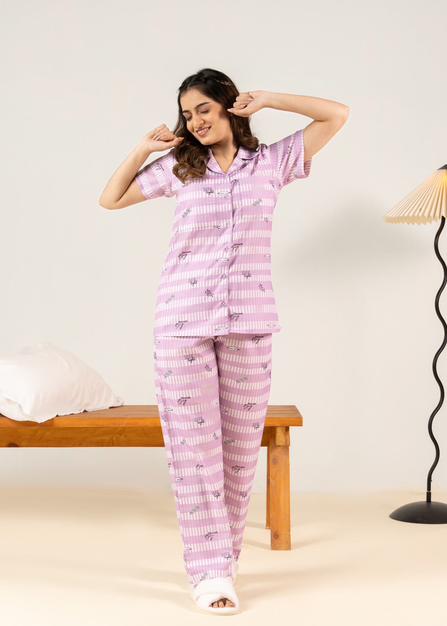 Sleep Talk Braless PJ Set House of Comfort