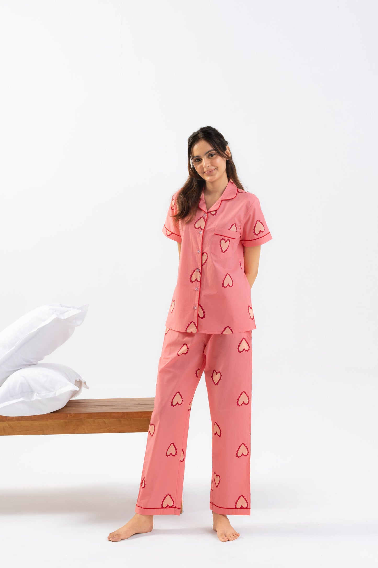 Soft Heart PJ Set House of Comfort