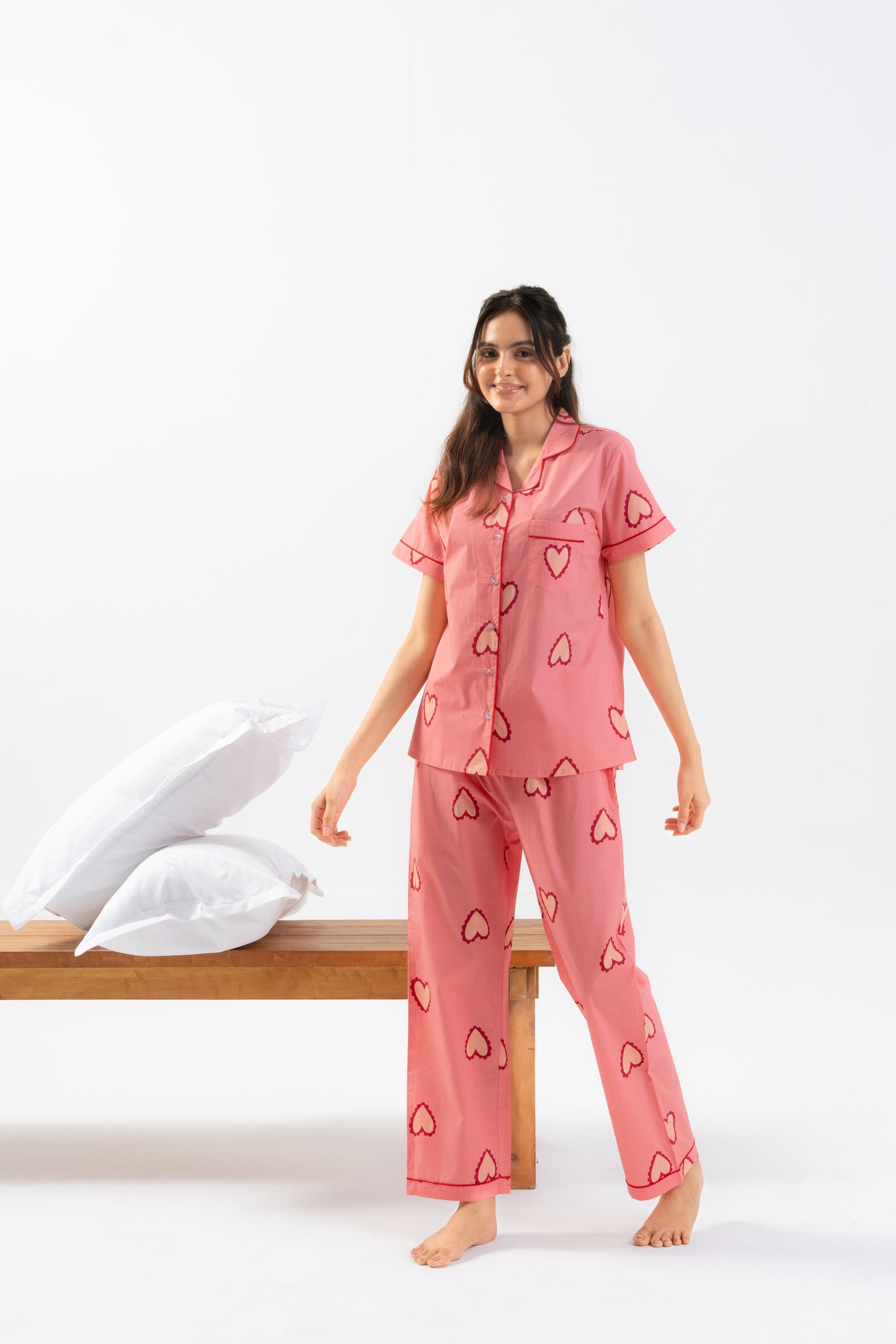 Soft Heart PJ Set House of Comfort