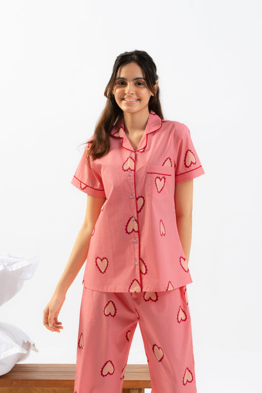 Soft Heart PJ Set House of Comfort