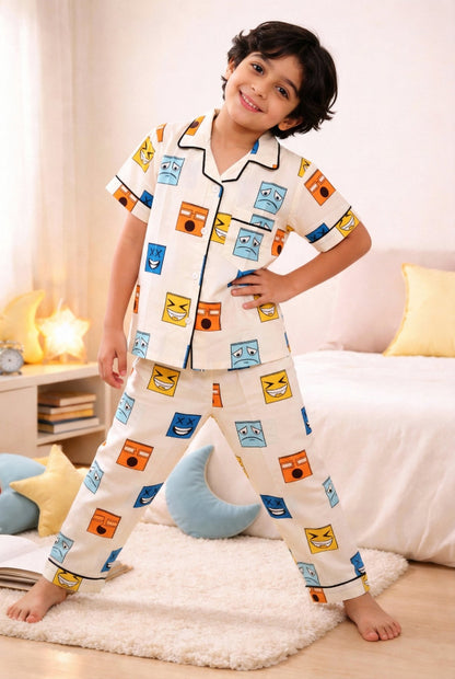 Happy Blocks PJ Set House of Comfort