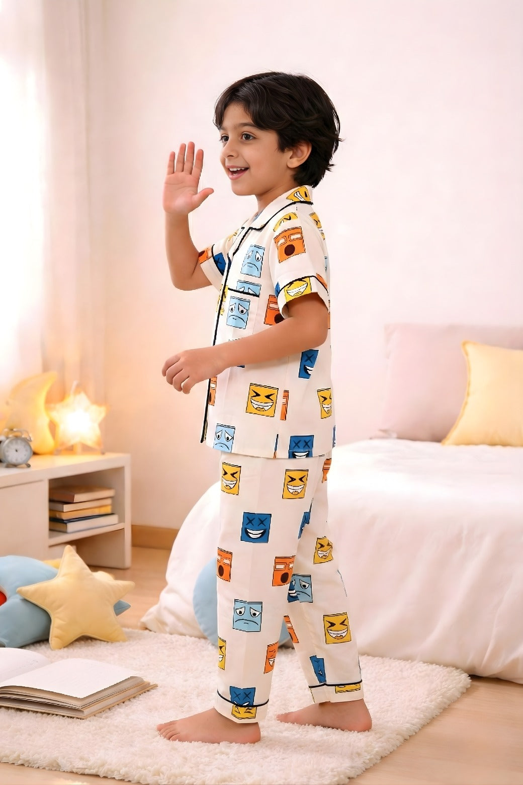 Happy Blocks PJ Set House of Comfort