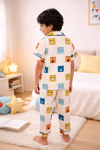 Happy Blocks PJ Set House of Comfort